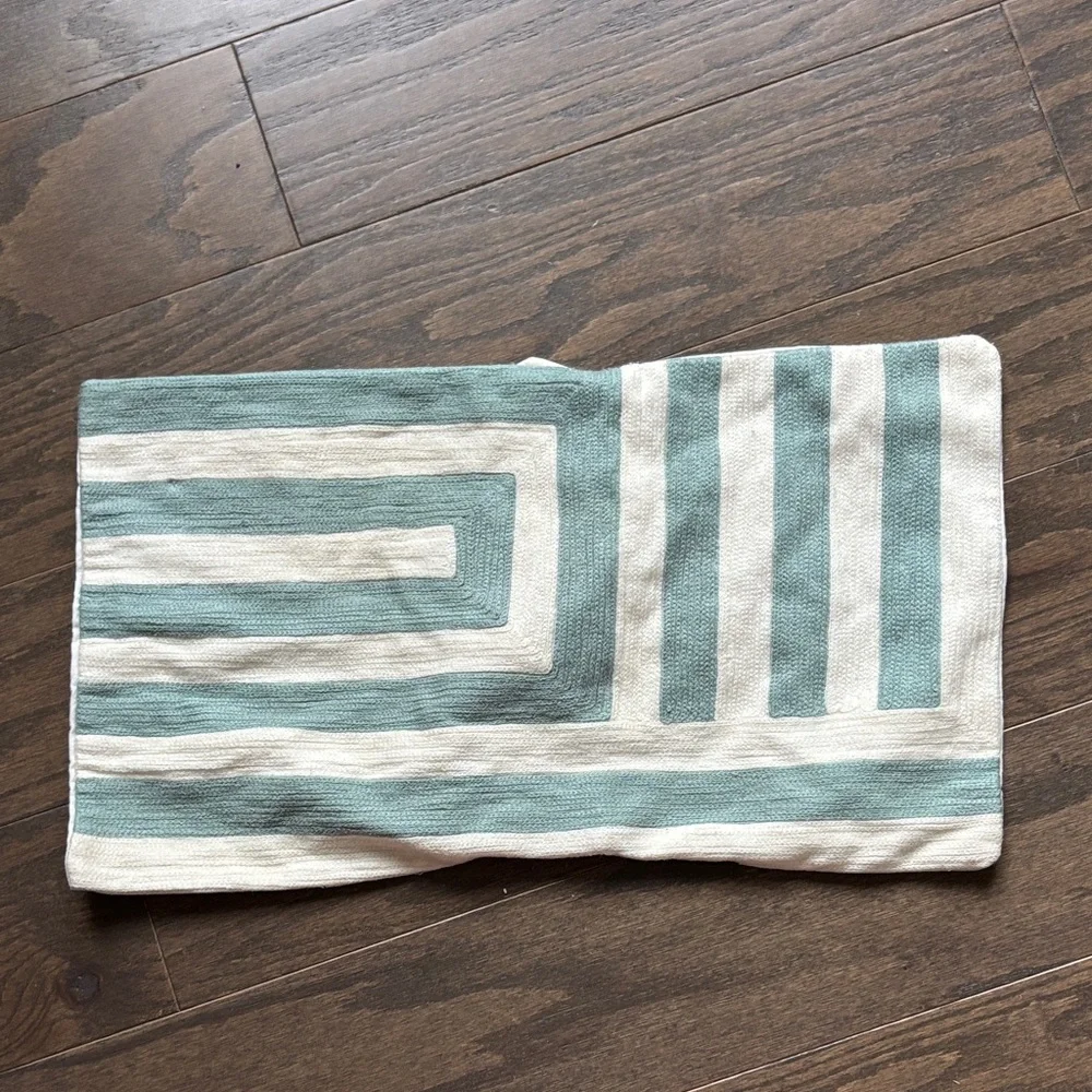 West Elm embroider square accent pillow cover